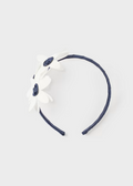 Cerchietto con applicazioni floreali