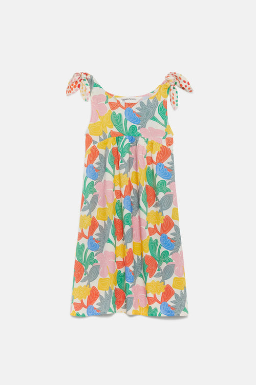 Abito midi da bambina floreale Florere