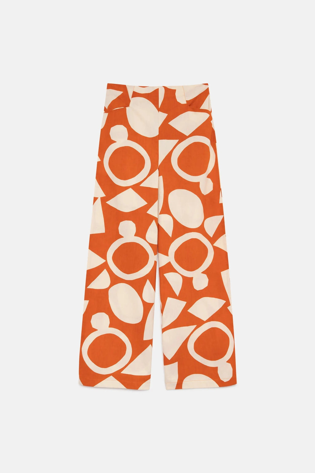Pantaloni dritti geometrici africani