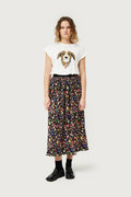 T-shirt con stampa cane