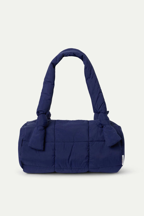Borsa a tracolla trapuntata blu