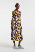 Abito midi con stampa Baboushka