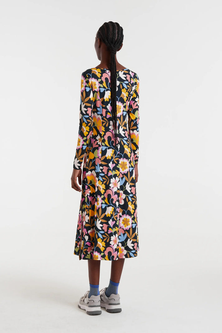 Abito midi con stampa Baboushka