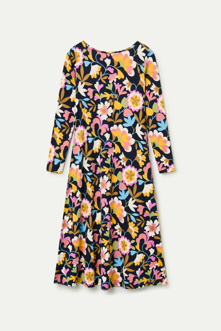 Abito midi con stampa Baboushka
