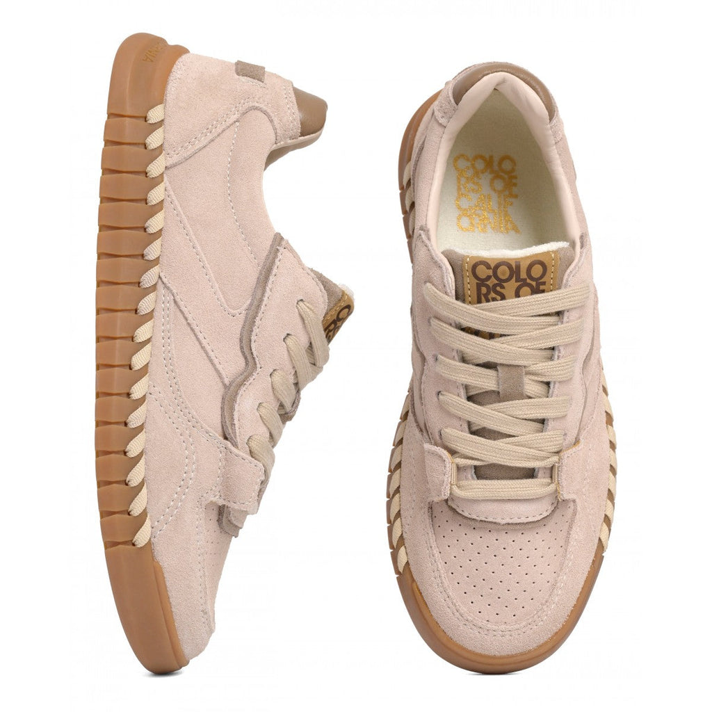 Sneaker in pelle scamosciata