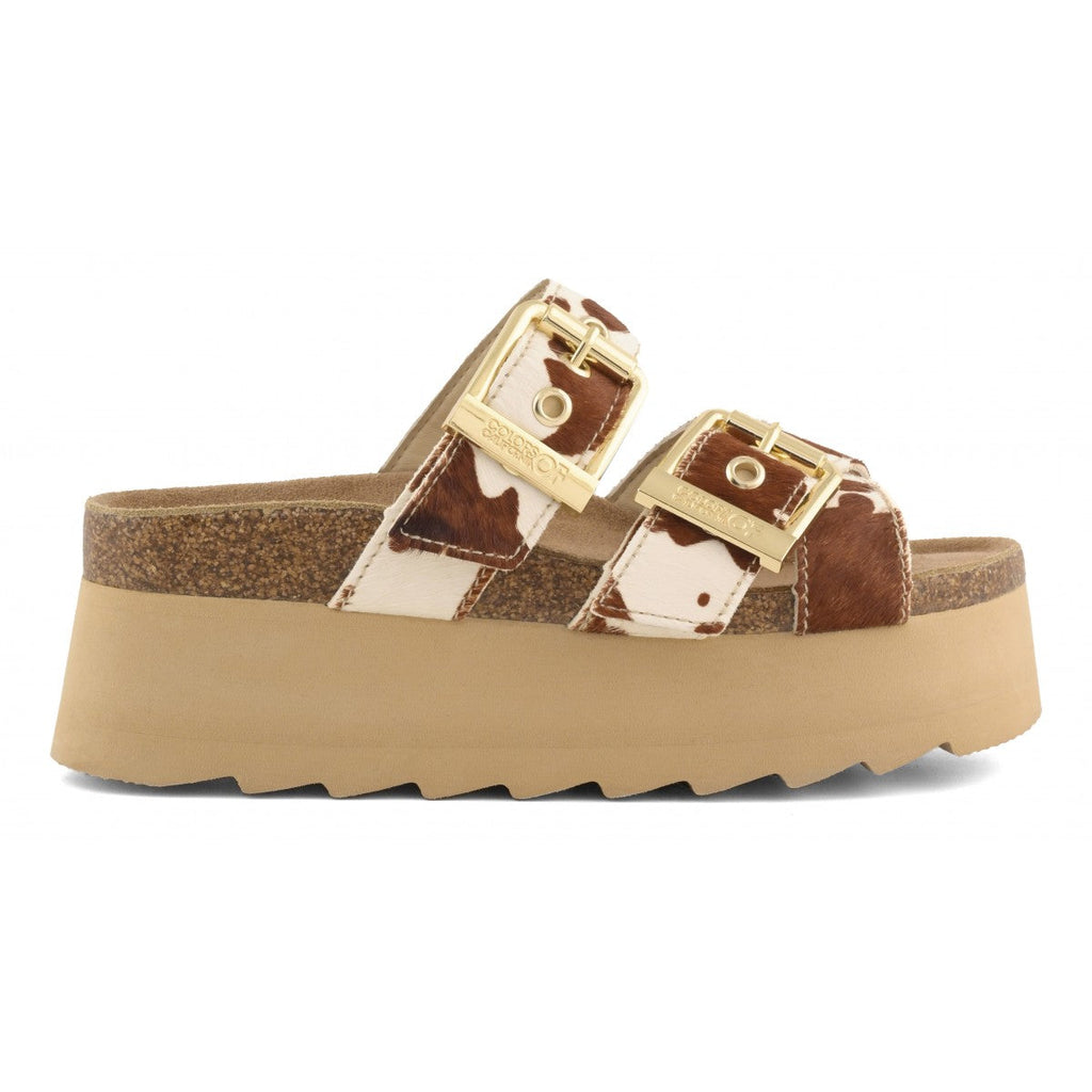 IRVI Platform in pelle animalier