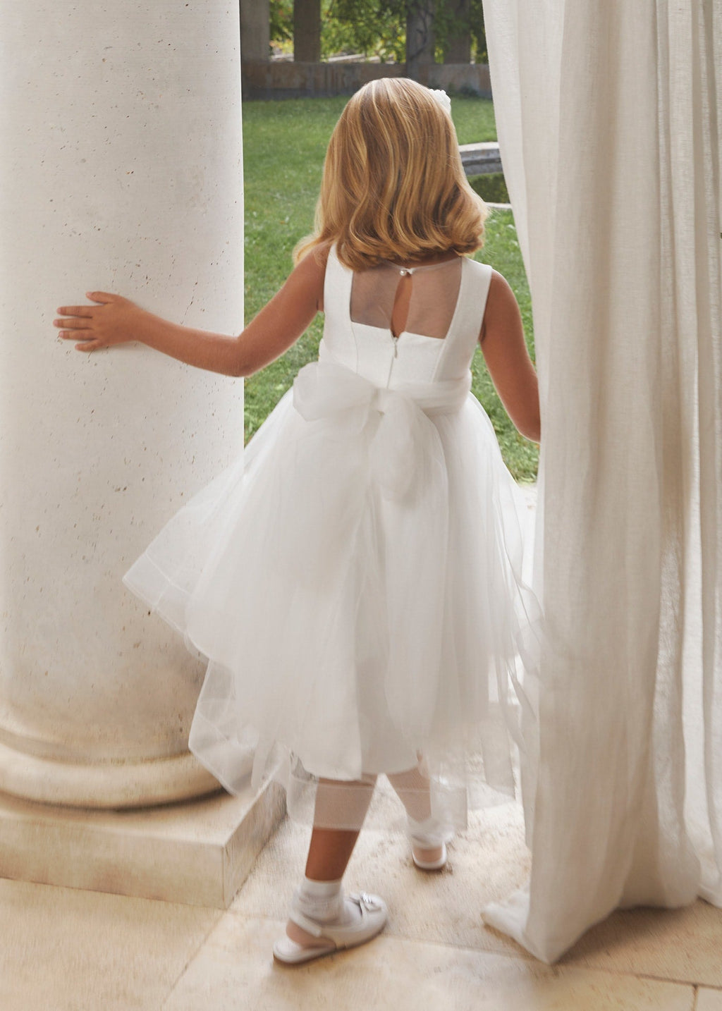 Abito Tulle Fantasia Glitter Bambina