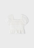 Blusa combinata uncinetto bambina