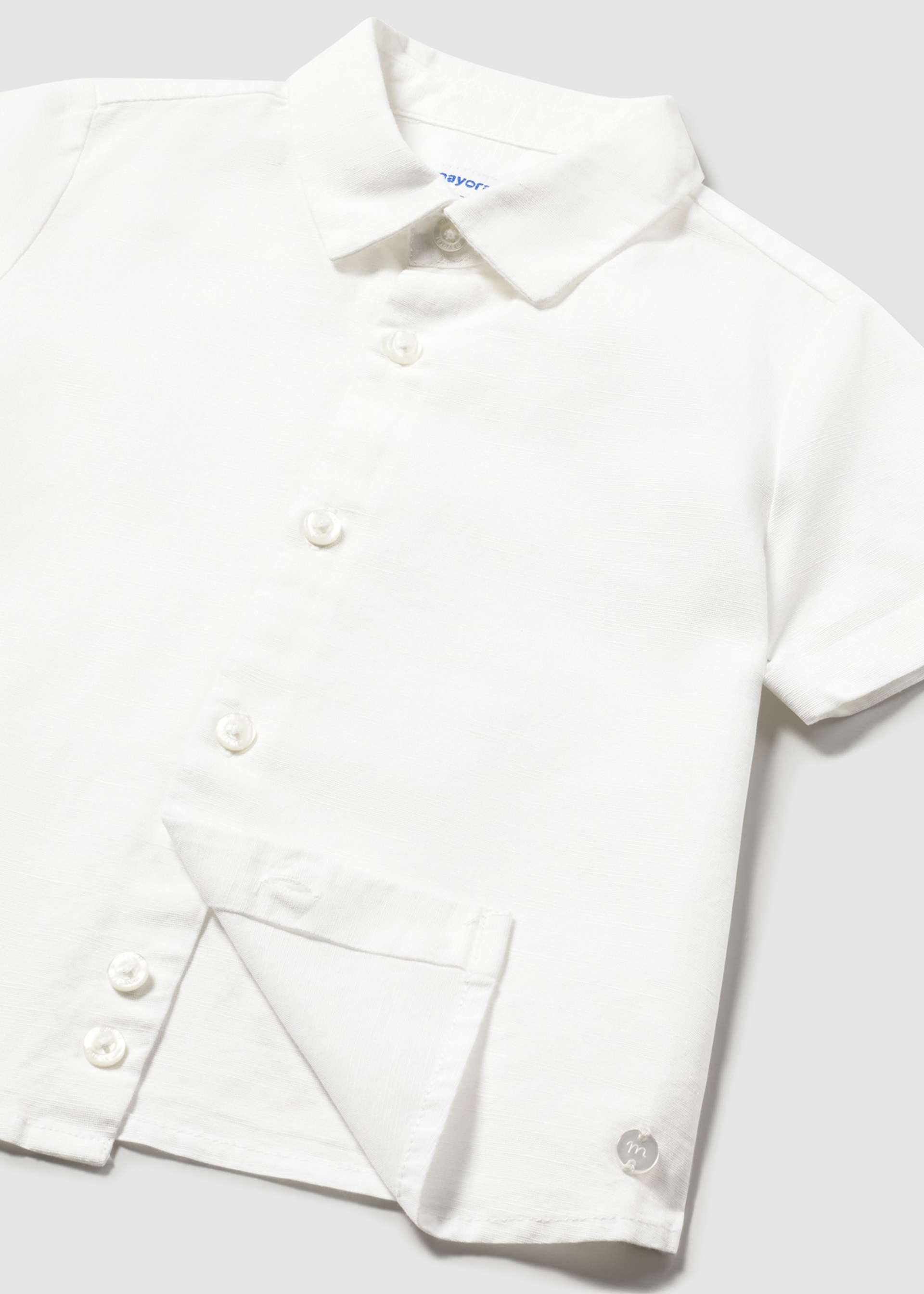 Camicia in lino neonato