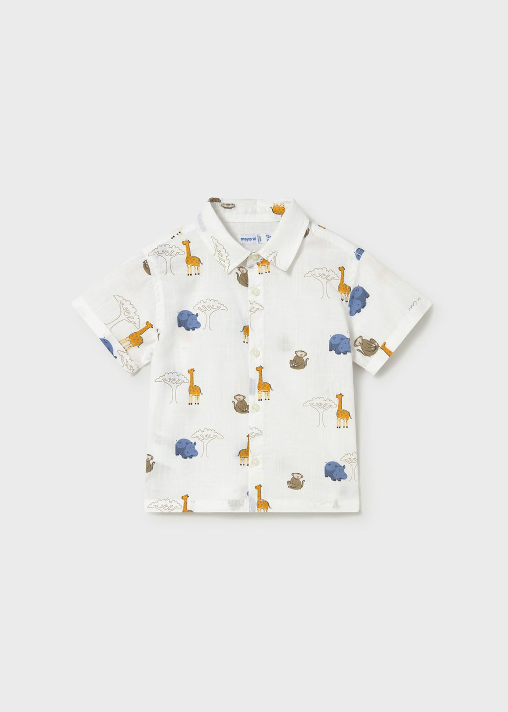 Camicia stampata animaletti neonato