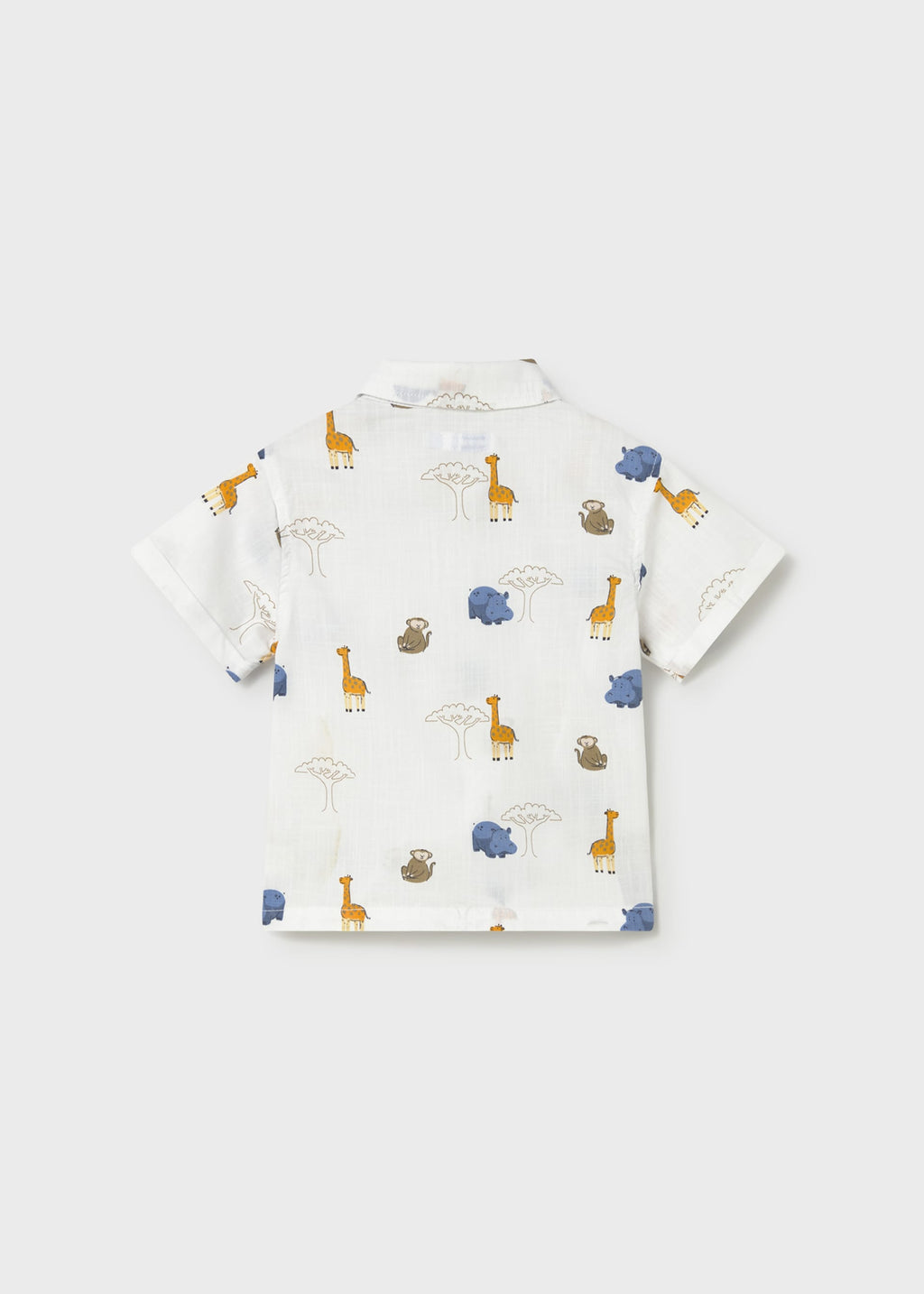 Camicia stampata animaletti neonato