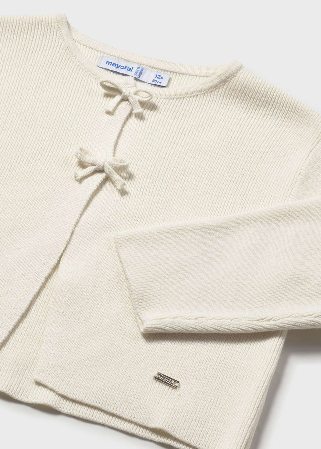 Cardigan a maglia fiocchi neonata