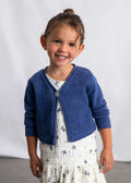 Cardigan bottone bambina