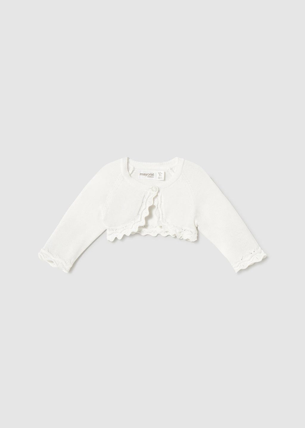 Cardigan tricot basico neonata