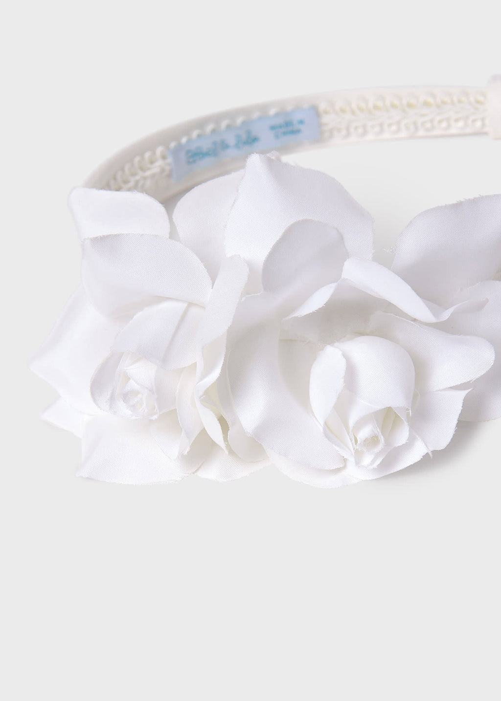 Cerchietto Fiore Organza Bambina
