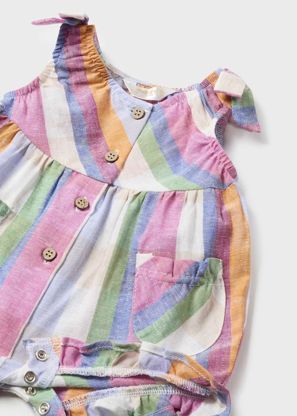 Completo 2 pezzi salopette Better Cotton neonata