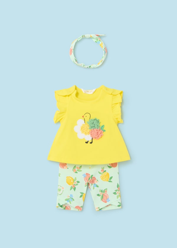 Completo 3 pezzi Better Cotton neonata