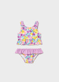 Completo costume 2 pezzi stampato protezione solare neonata