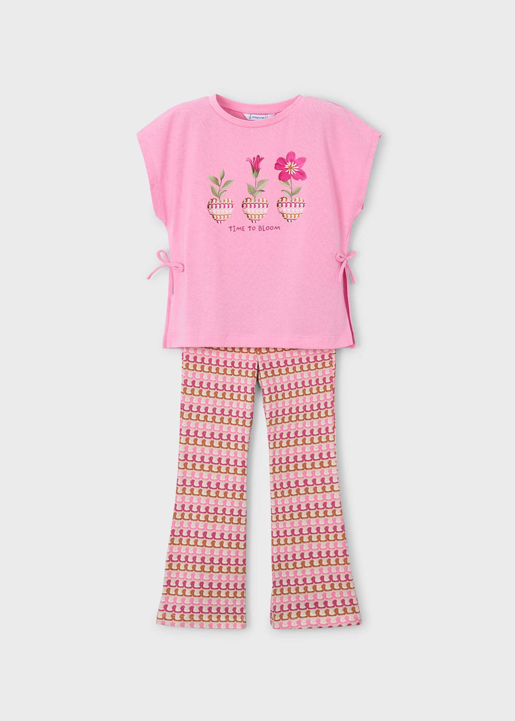 Completo leggings flare e maglietta bambina