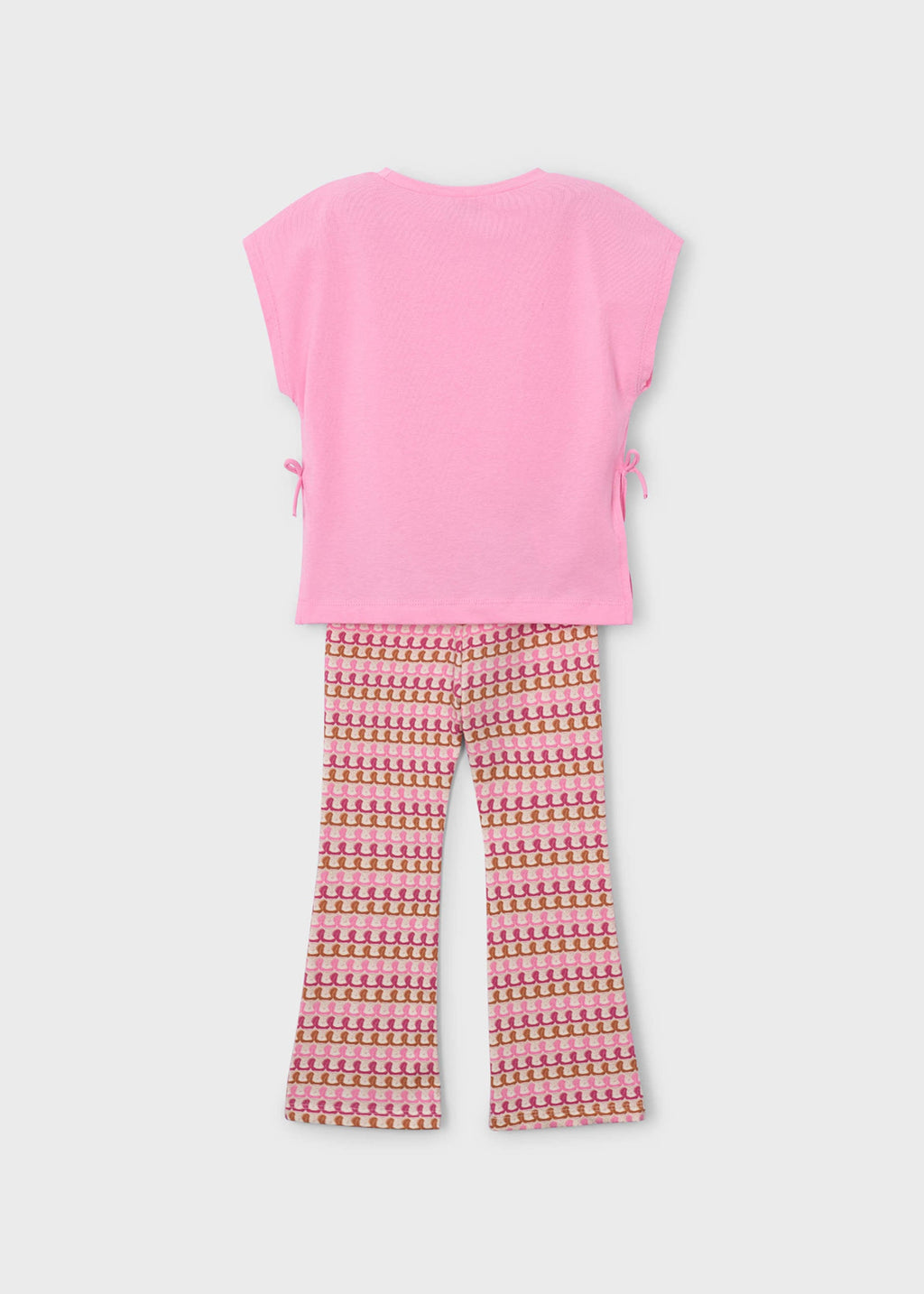 Completo leggings flare e maglietta bambina