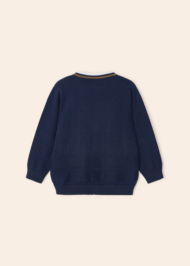 Cardigan in filo di cotone bambino