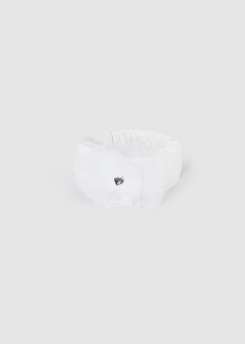 Fascia elastica fiore tulle neonata