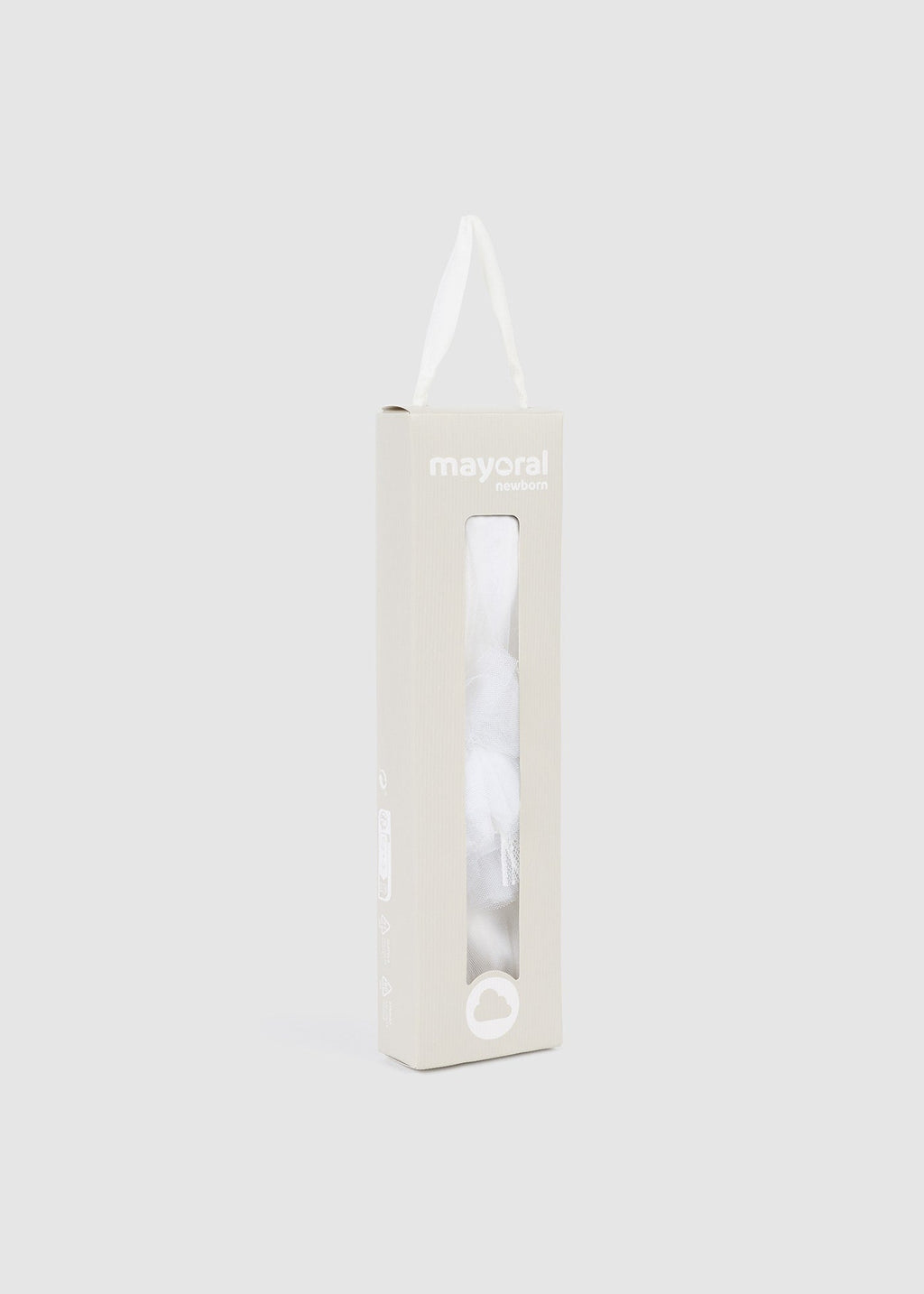 Fascia elastica fiore tulle neonata
