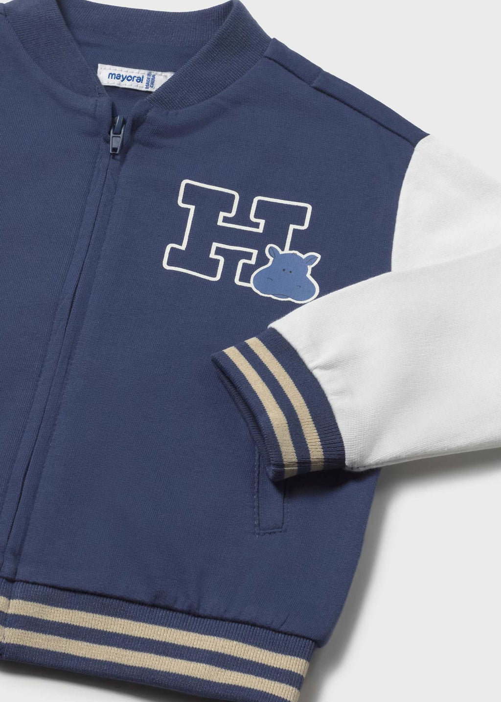 Felpa bomber neonato