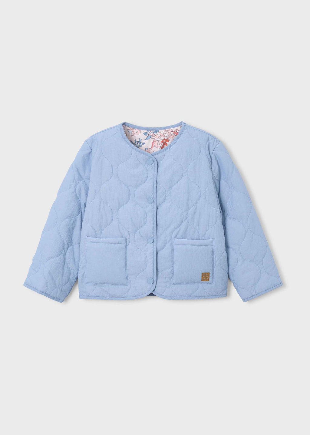 Giacca trapuntata reversibile bambina