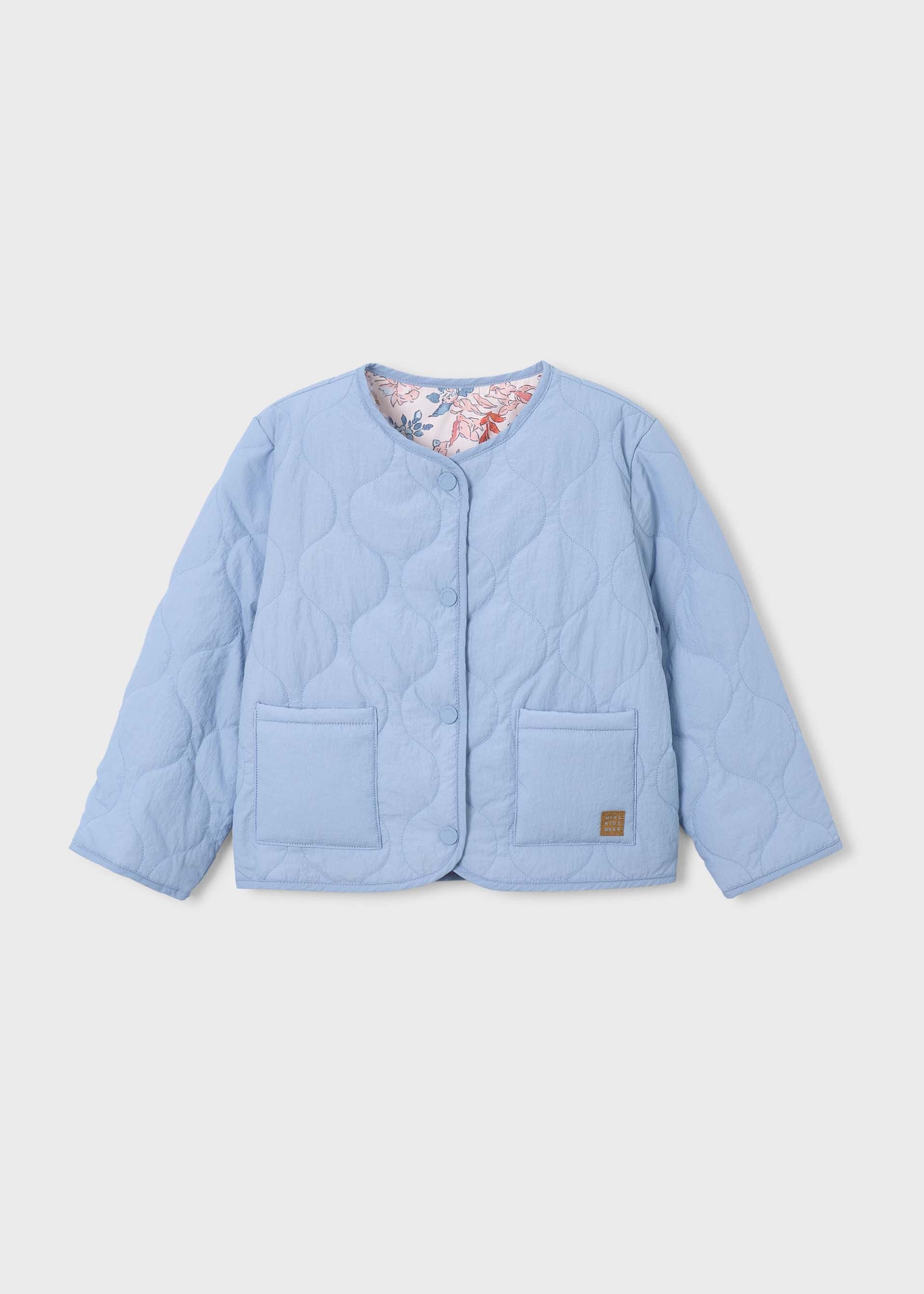 Giacca trapuntata reversibile bambina