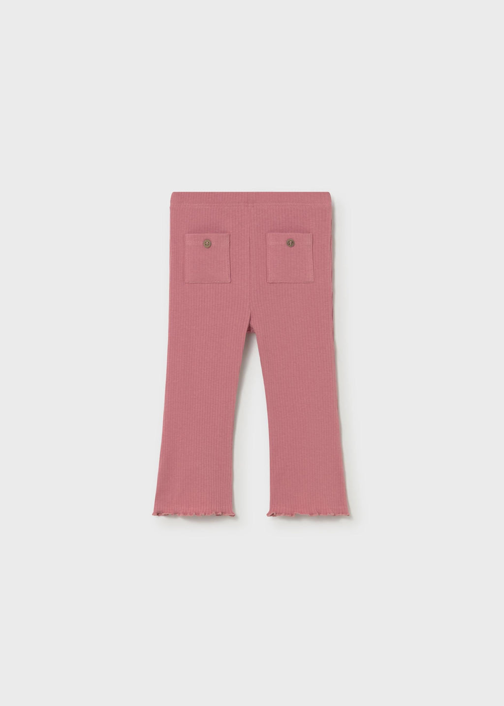 Leggings a zampa canalé neonata