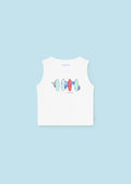 Maglietta senza maniche interattiva Better Cotton bimbo