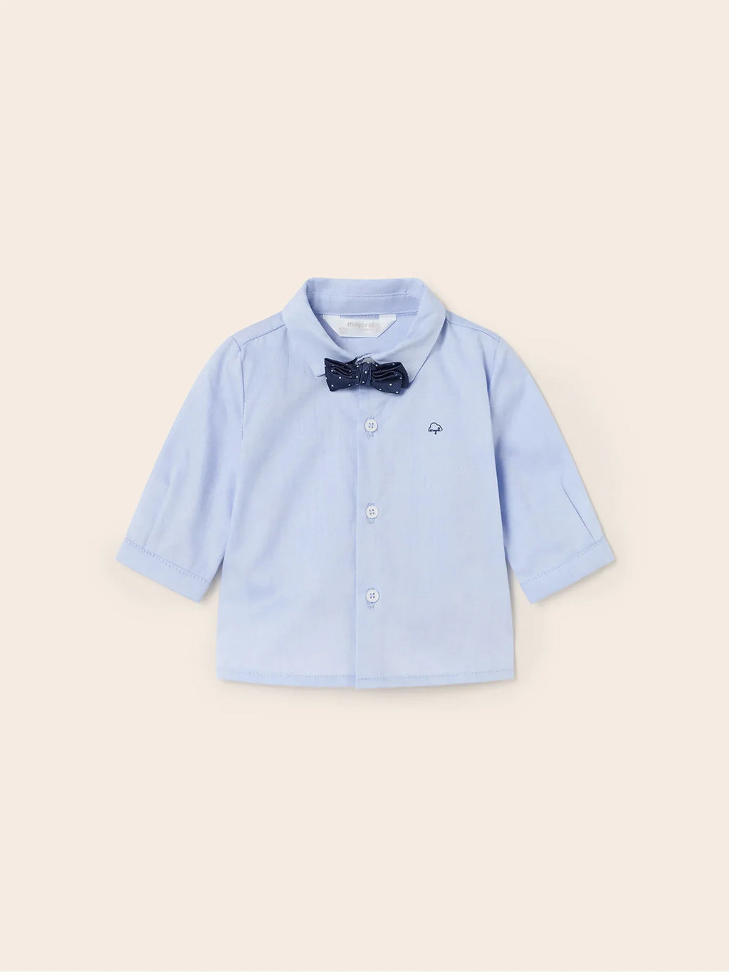 Camicia con papillon neonato