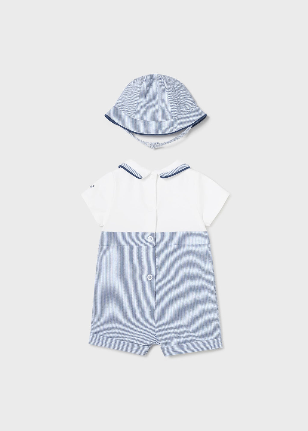 Pagliaccetto con cappello Better Cotton neonato