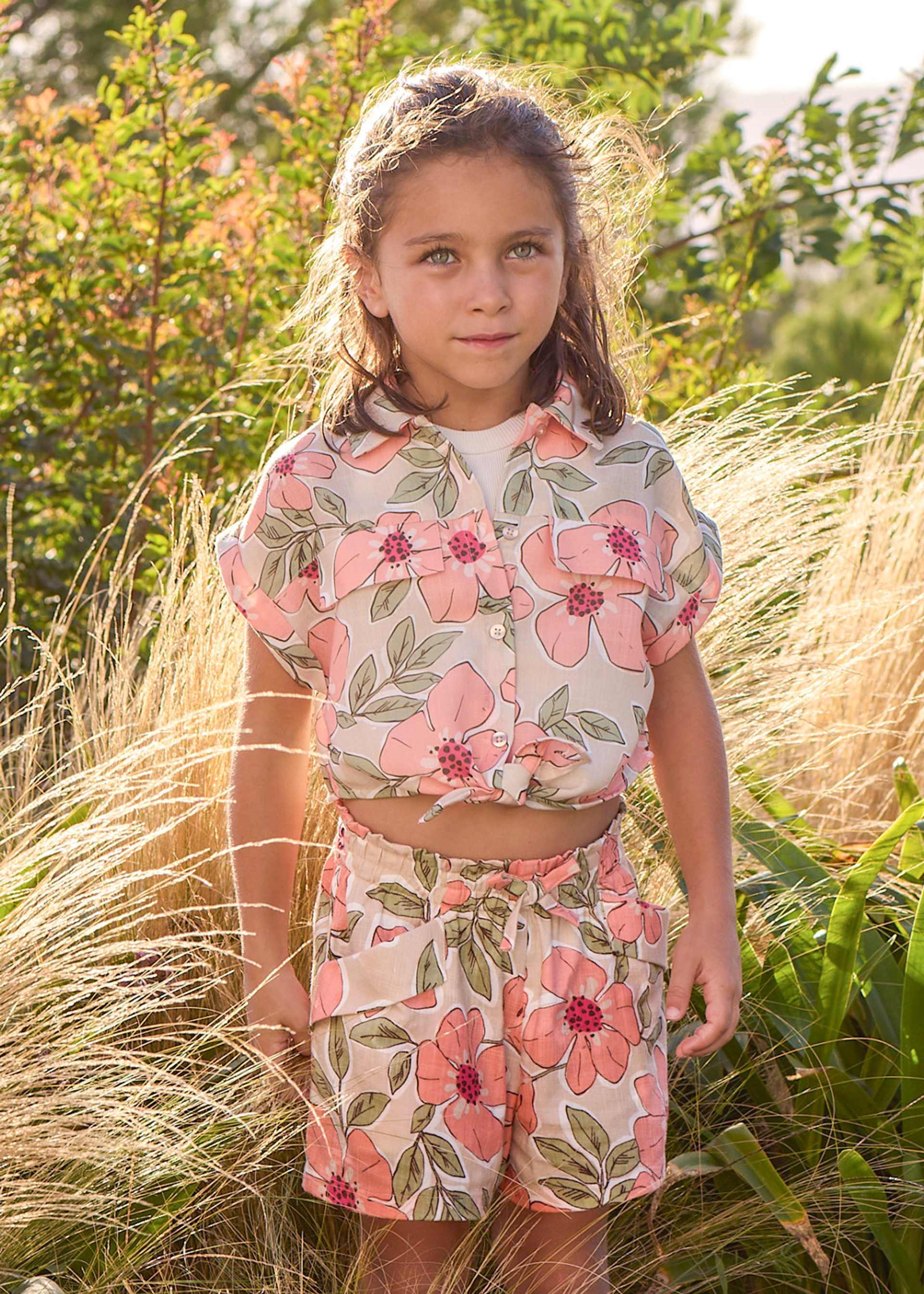 Pantaloncino stampato bambina