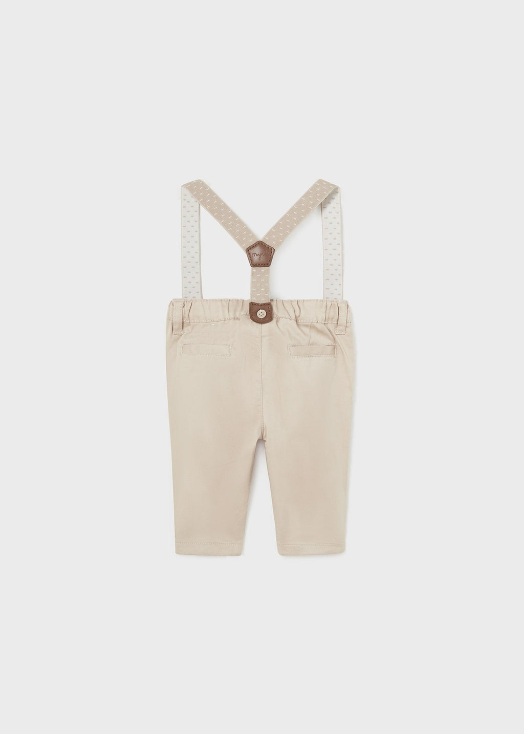 Pantalone lungo con bretelle Better Cotton neonato