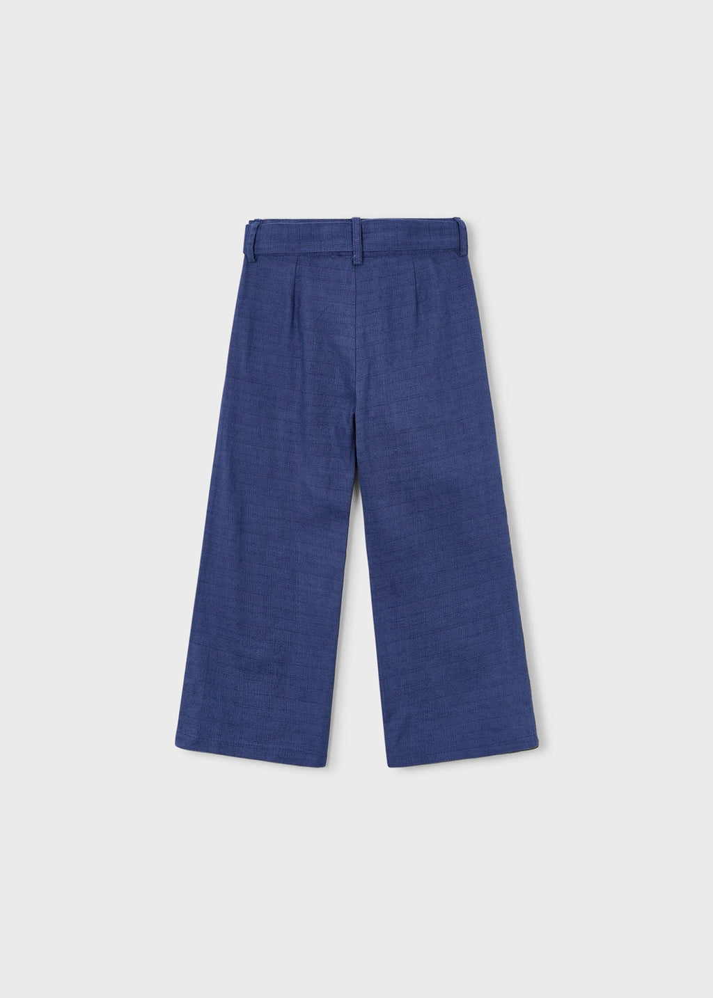 Pantalone ricamato lino bambina