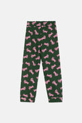 Pantaloni da jogging bambina con stampa di conigli