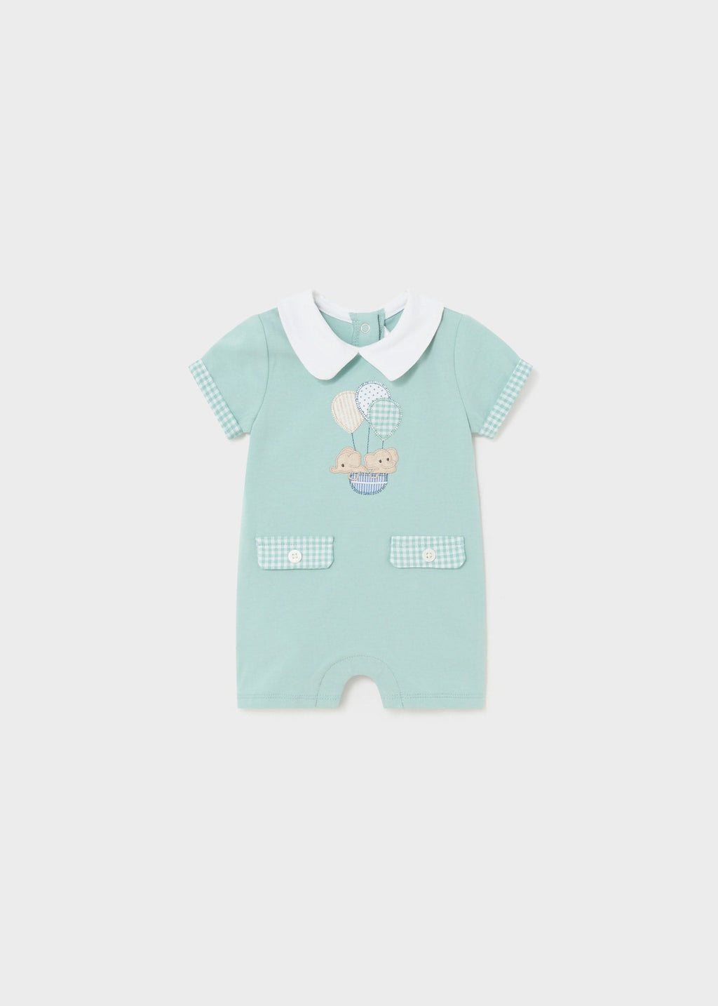 Pagliaccetto con colletto Better Cotton neonato