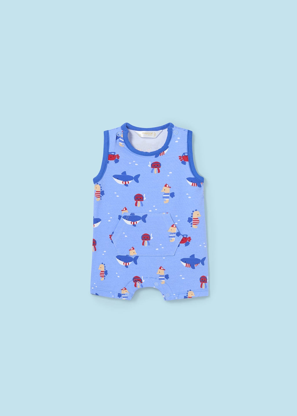 Set 2 pigiami senza maniche neonato