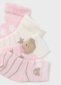 Set 4 calze cotone organico neonato
