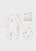 Set regalo 3 pezzi con pigiama neonato