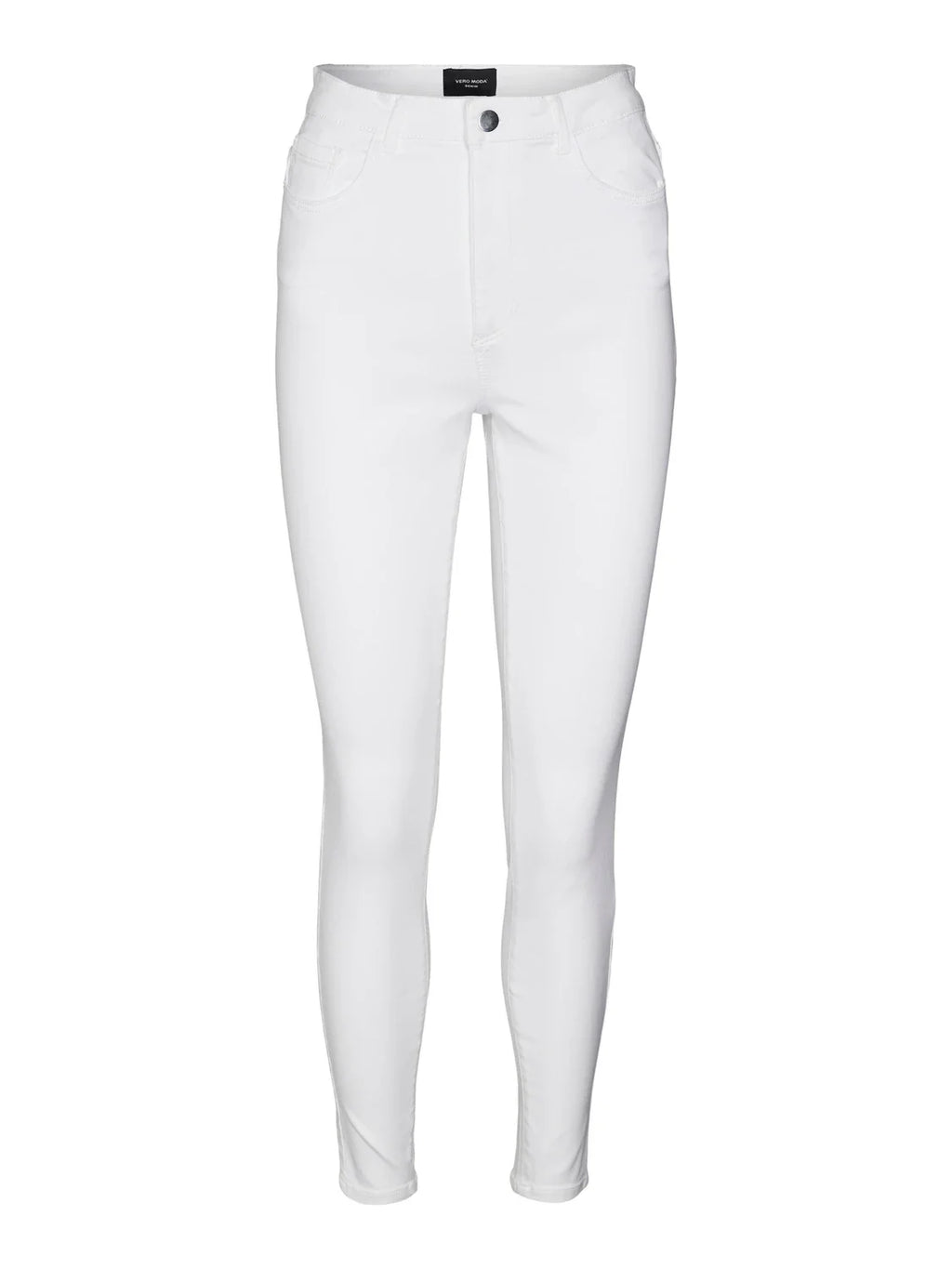 Jeans straight a vita alta