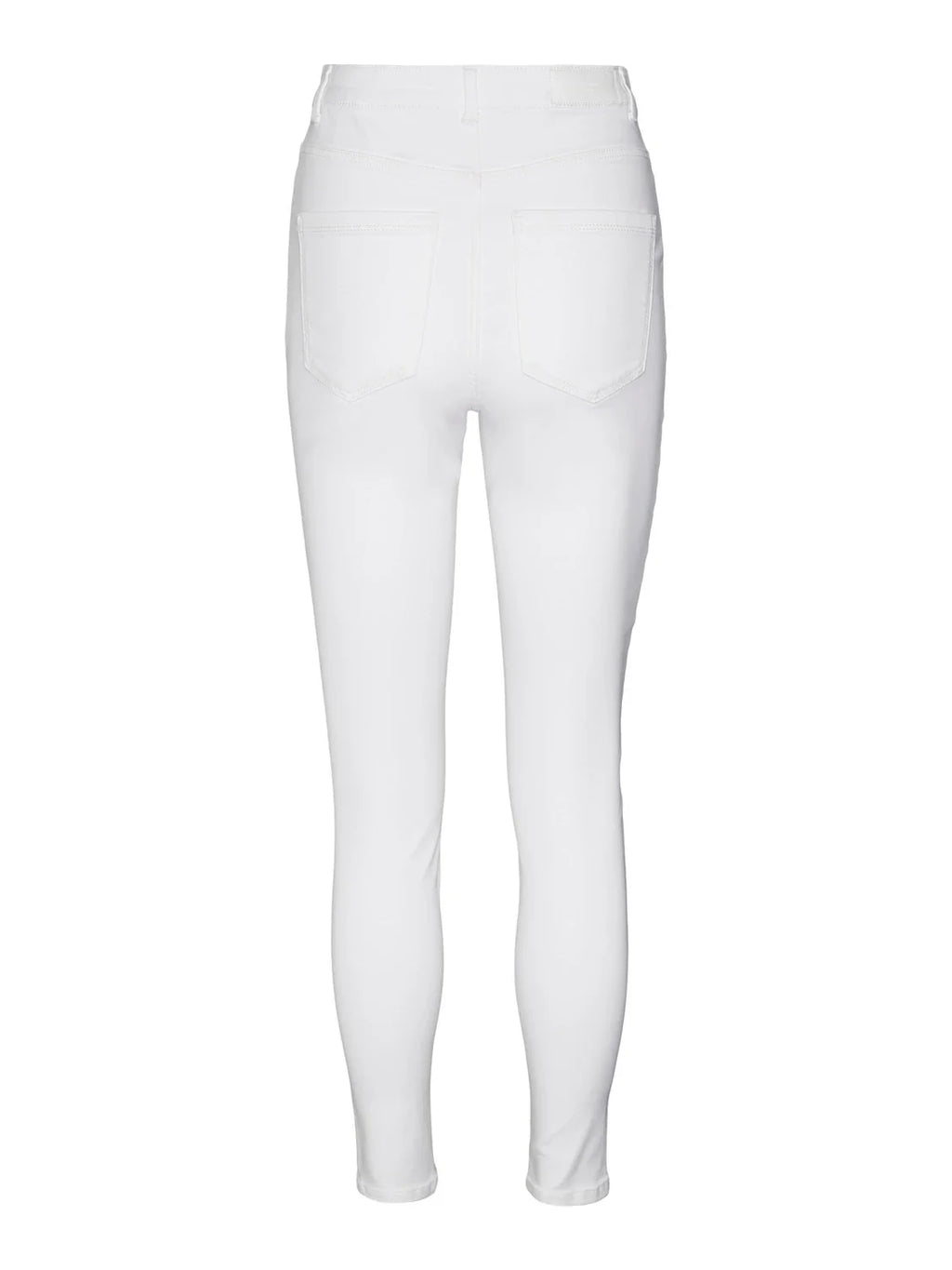 Jeans straight a vita alta
