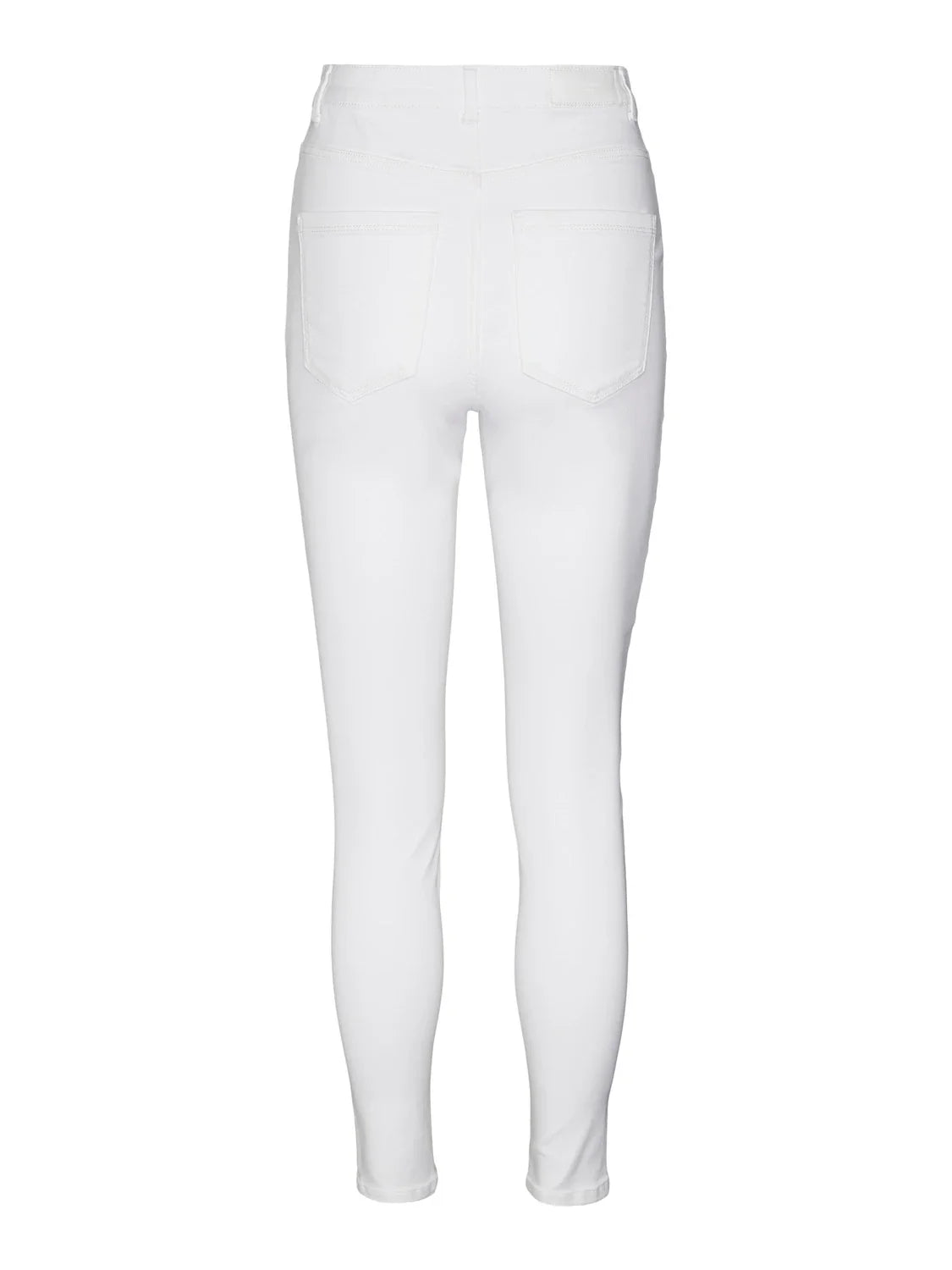 Jeans straight a vita alta