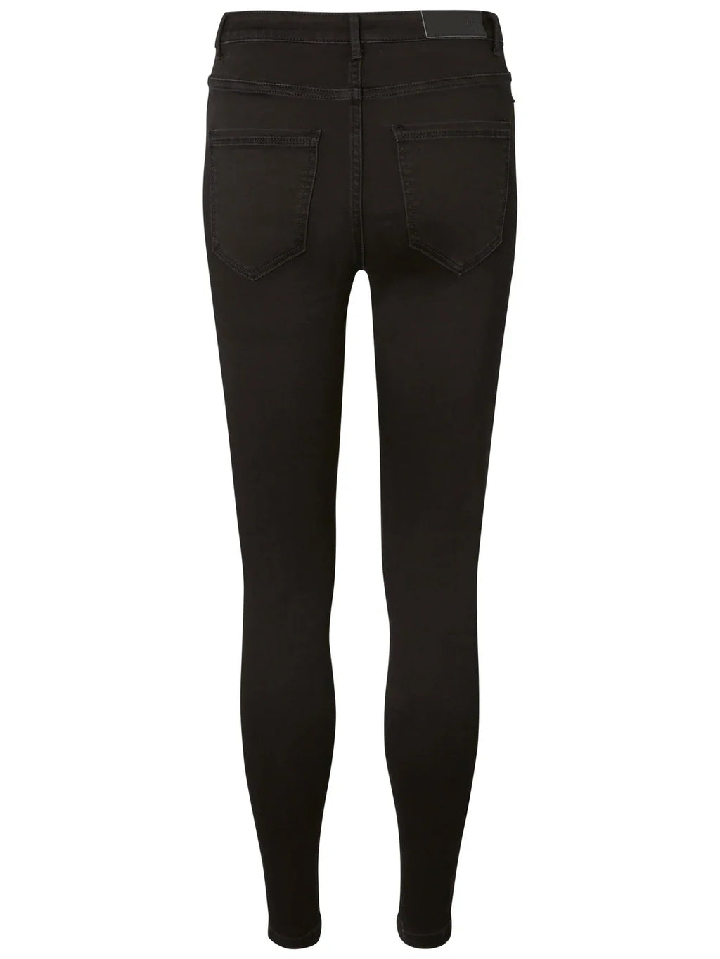 Jeans straight a vita alta