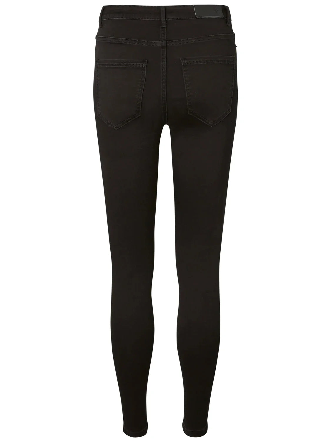 Jeans straight a vita alta