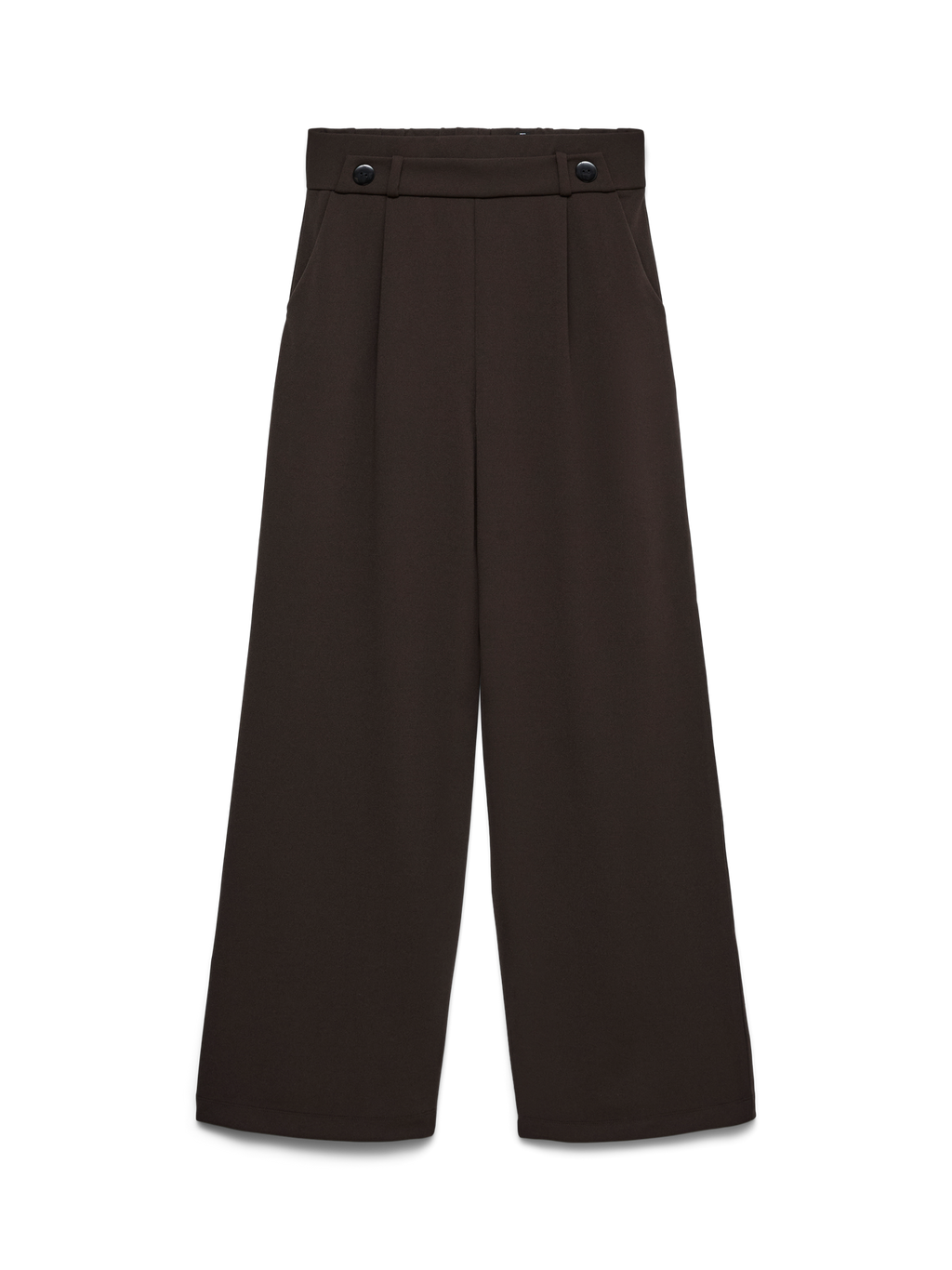 Pantalone cioccolato con bottoni