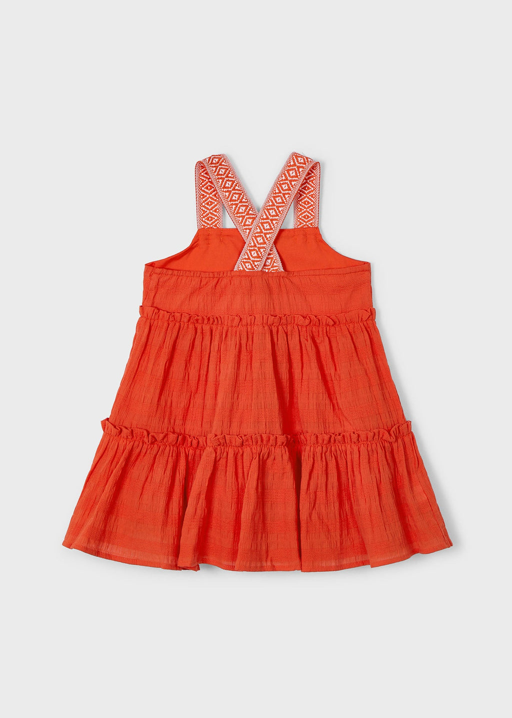 Vestito bretelle fantasia bambina
