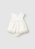 Vestito con copri pannolino cerimonia neonata